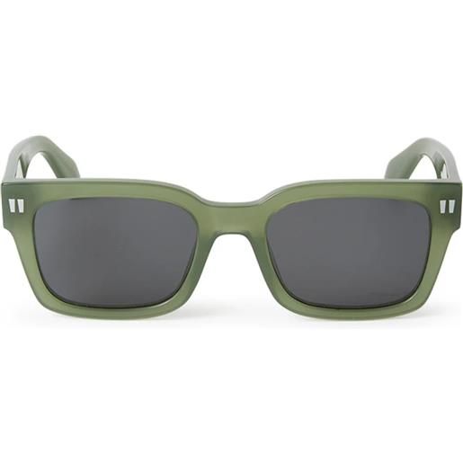 Off White midland oeri108 5707 sage green - occhiali da sole unisex verdi