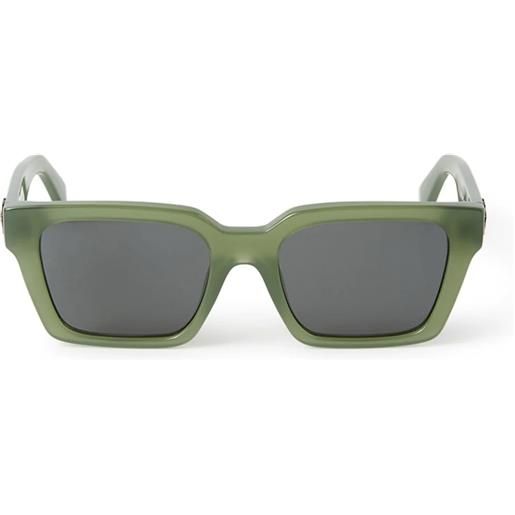 Off White branson oeri111 5707 sage green - occhiali da sole unisex verdi