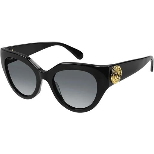 Gucci gg1408s 001 cat-eye - occhiali da sole donna nero