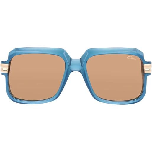 Cazal 607/3 013 squadrati - occhiali da sole unisex azzurri