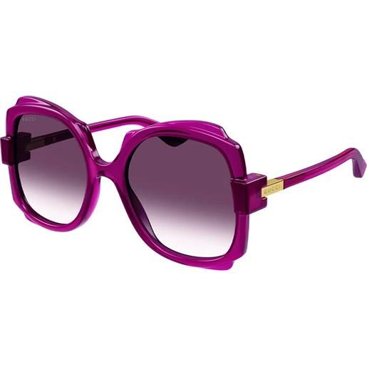 Gucci gg1431s 003 farfalla - occhiali da sole donna viola