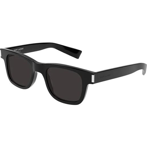 Saint Laurent sl 564 006 squadrati - occhiali da sole unisex nero