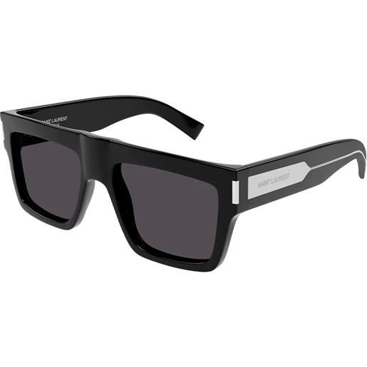 Saint Laurent sl 628 001 flat top - occhiali da sole neri
