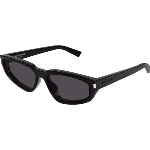 Saint Laurent nova sl 634 001 cat-eye - occhiali da sole neri