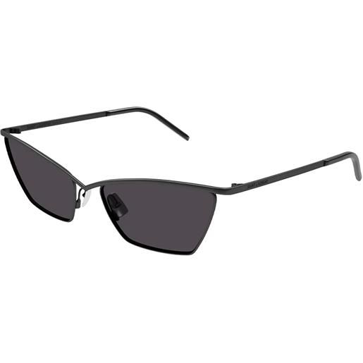Saint Laurent sl 637 001 cat-eye - occhiali da sole neri