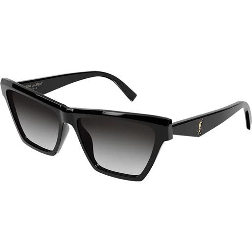 Saint Laurent sl m103 001 cat-eye - occhiali da sole donna nero