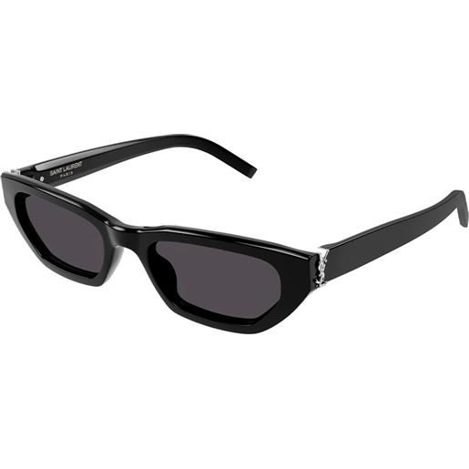 Saint Laurent sl m126 001 cat-eye - occhiali da sole nero