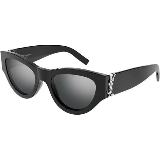 Saint Laurent sl m94 002 cat-eye - occhiali da sole donna nero