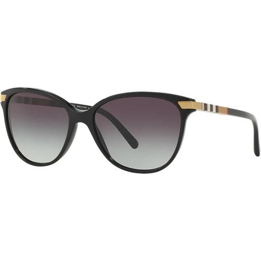 Burberry be4216 30018g cat-eye - occhiali da sole donna nero