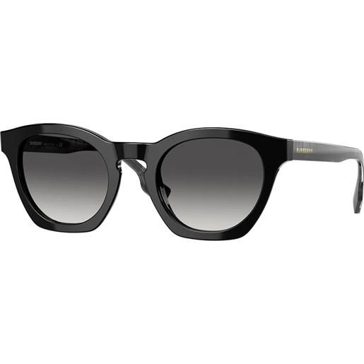 Burberry be4367 39808g squadrati - occhiali da sole nero