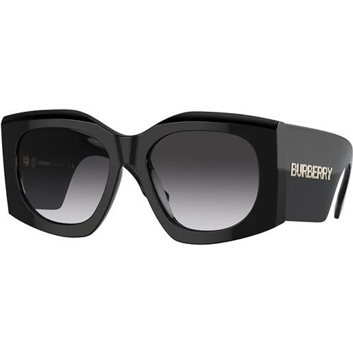 Burberry madeline be4388u 30018g geometrici - occhiali da sole donna nero