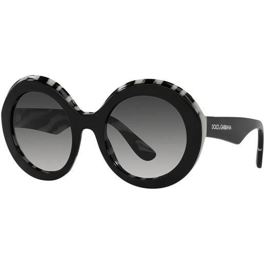 Dolce & Gabbana dg4418 33728g rotondi - occhiali da sole nero