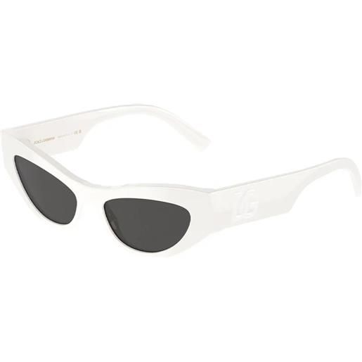 Dolce & Gabbana dg4450 331287 cat-eye - occhiali da sole donna bianco