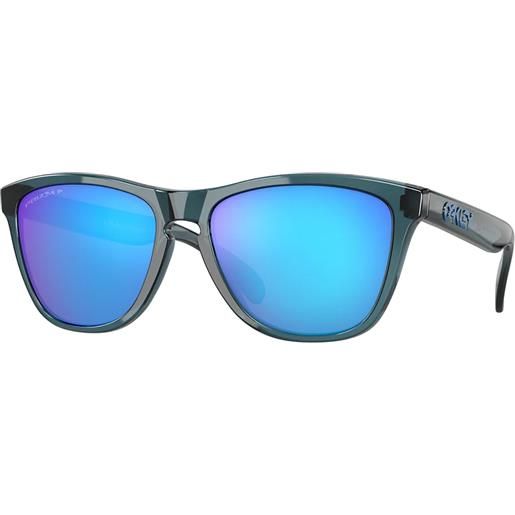 Oakley frogskins oo9013 9013f6 squadrati - occhiali da sole unisex crystal nero