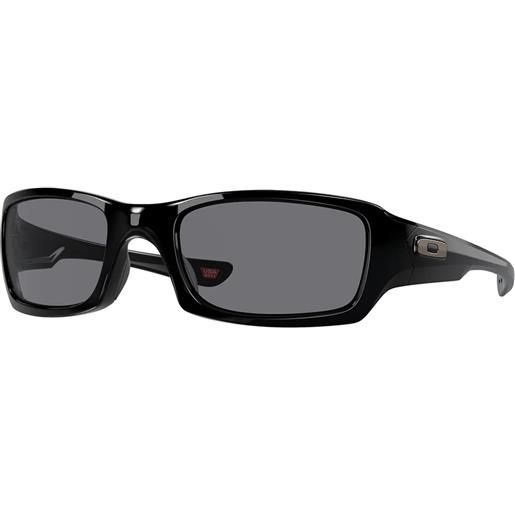 Oakley fives squared oo9238 923804 rettangolari - occhiali da sole uomo nero