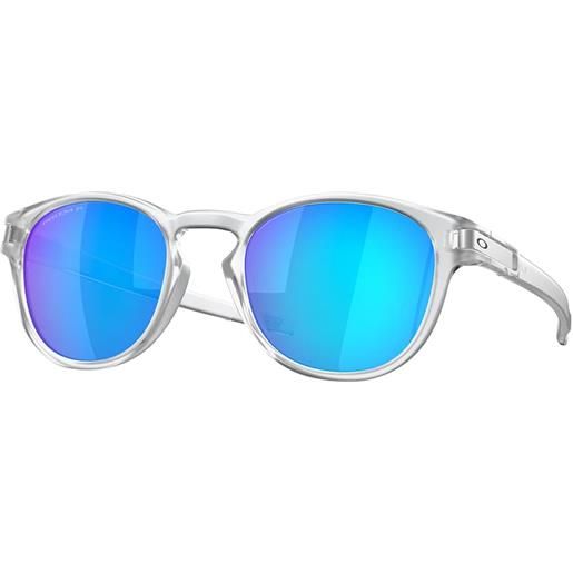Oakley latch oo9265 926565 rotondi - occhiali da sole uomo trasparente
