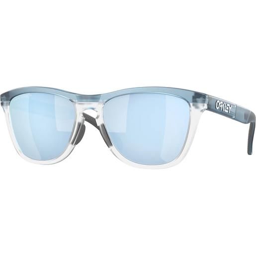 Oakley frogskins range oo9284 928409 squadrati - occhiali da sole uomo grigio trasparente