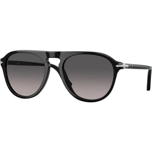Persol po3302s 95/m3 aviator - occhiali da sole unisex nero