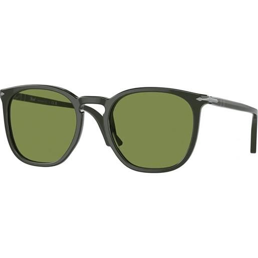 Persol po3316s 11884e rotondi - occhiali da sole unisex verde