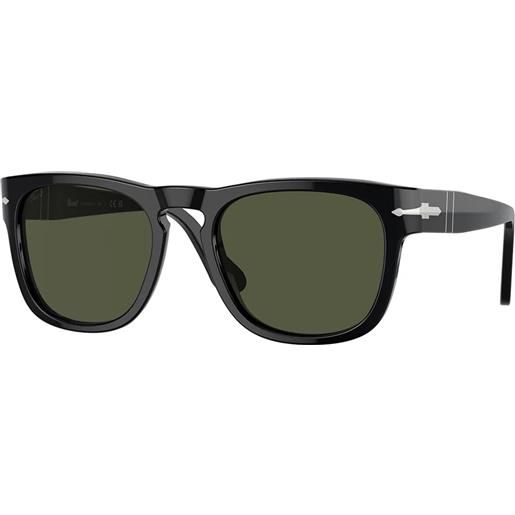 Persol elio po3333s 95/31 squadrati - occhiali da sole unisex nero