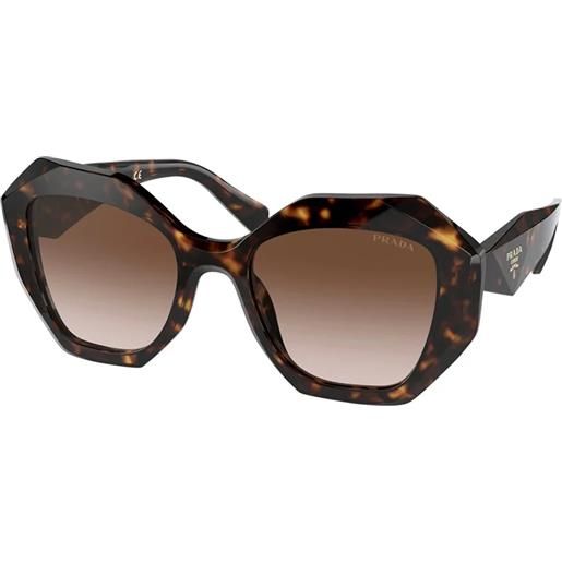 Prada pr16ws 2au6s1 geometrici - occhiali da sole donna havana
