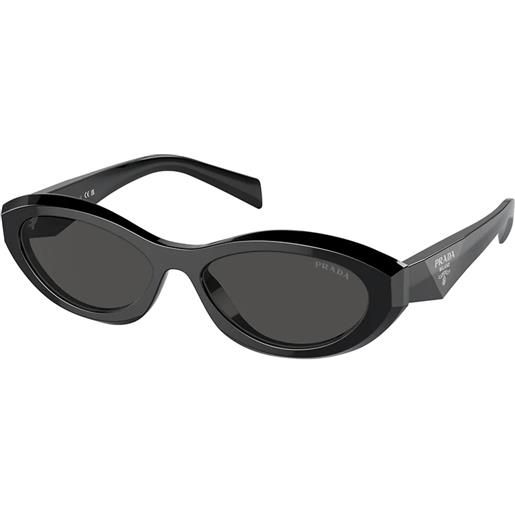 Prada pr26zs 16k08z ovali - occhiali da sole donna nero