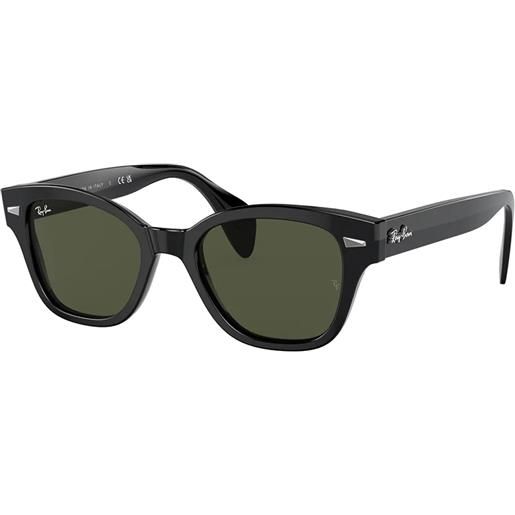 Ray-Ban rb0880s 901/31 squadrati - occhiali da sole unisex nero