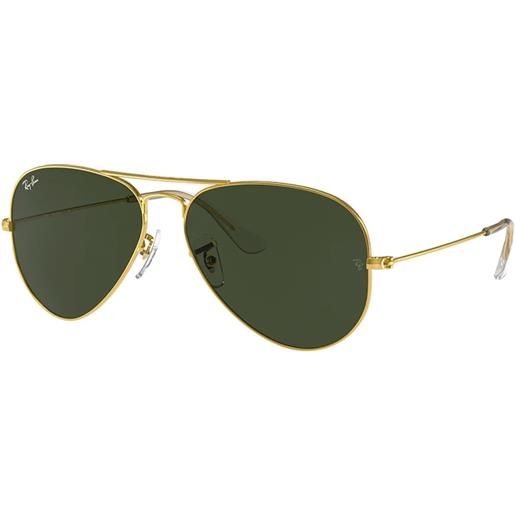 Ray-Ban aviator rb3025 1 aviator - occhiali da sole unisex oro