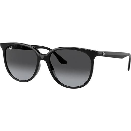 Ray-Ban rb4378 601/8g squadrati - occhiali da sole donna nero