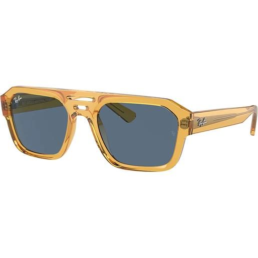 Ray-Ban corrigan rb4397 668280 navigator - occhiali da sole unisex giallo