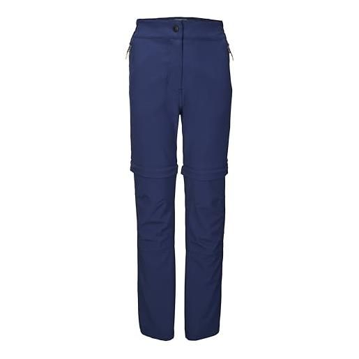Killtec ragazze pantaloni funzionali/pantaloni outdoor con gambe staccabili kos 342 grls pnts, navy blue, 164, 41722-000