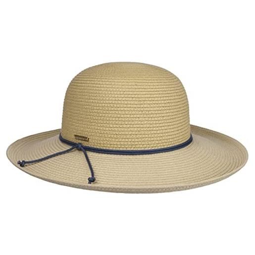 Stetson cappello a tesa larga lavedia toyo donna - di paglia da sole giardiniere primavera/estate - l (58-59 cm) natura