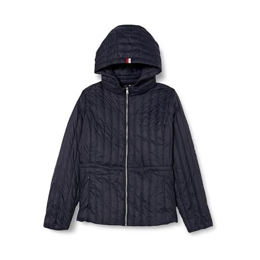 Tommy Hilfiger crv feminine lw down jacket ww0ww41712 giacche imbottite, blu (desert sky), 46 donna