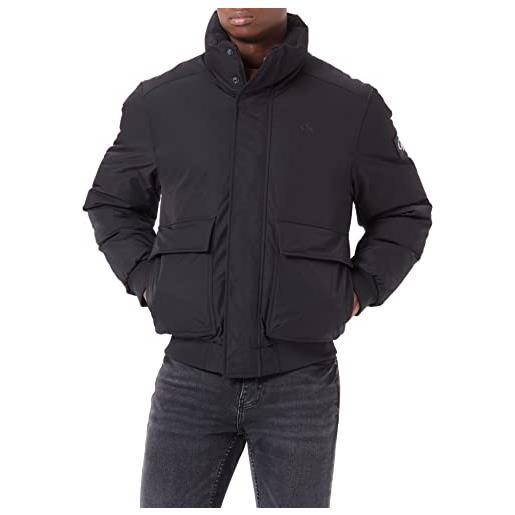 Calvin Klein Jeans non- down technical bomber jacket j30j322181 giacche imbottite, nero (ck black), xl uomo