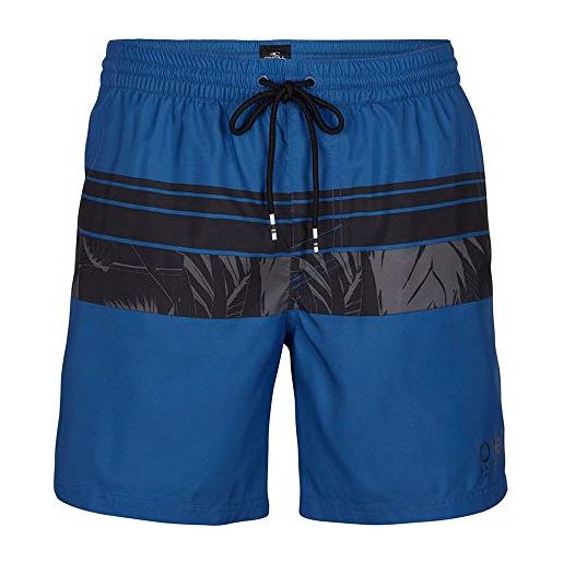 O'neill pm cali stripe shorts costume a slip, multicolore (5990 blu aop w/nero), m uomo
