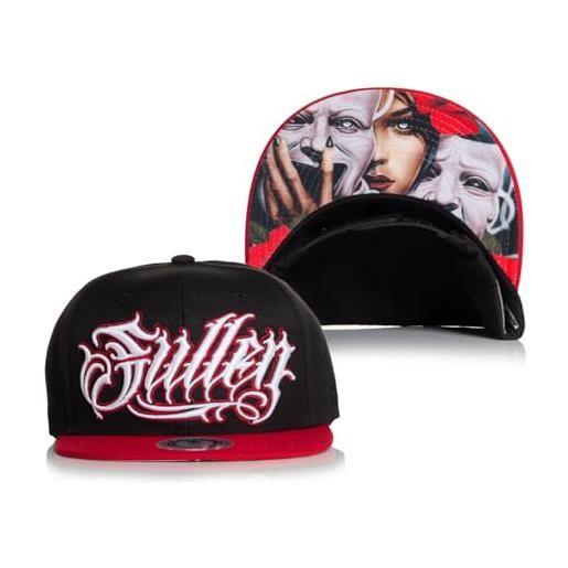 Sullen men's ups and downs black/red snapback hat