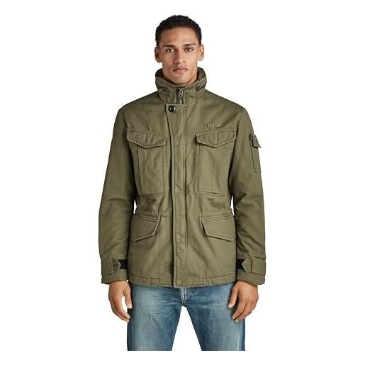G-STAR RAW padded field jacket giacca, verde scuro (shadow olive d21995-d191-b230), s uomo