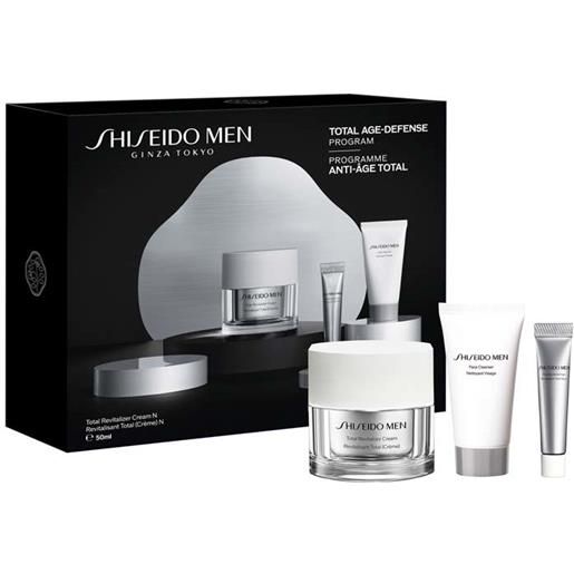 Shiseido total revitalizer cream - man confezione 50 ml crema viso + 30 ml detergente viso + 5 ml crema viso