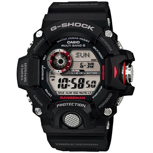 G-Shock orologio G-Shock gw-9400-1er rangeman nero e rosso