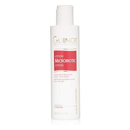 Guinot microbiotic lotion regulatrice matifiante shine control tonico, oily skin - 200 ml