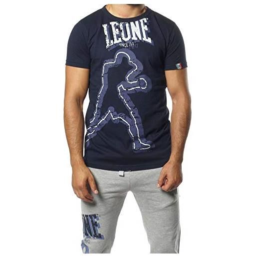 LEONE 1947 APPAREL leone 1947 sport fight activewear lsm778, maglietta uomo, blu, s