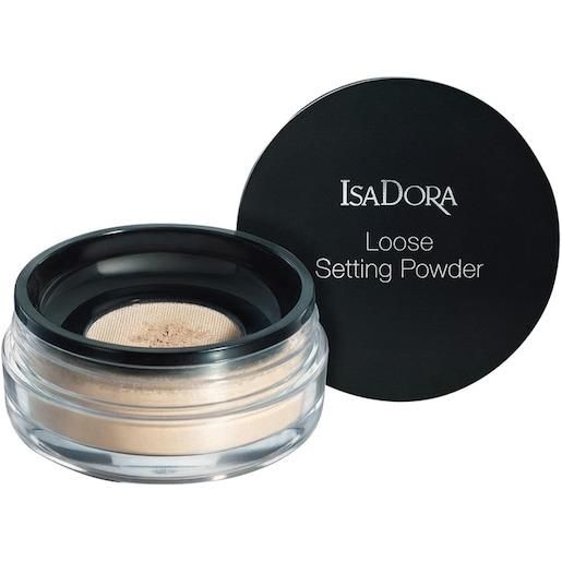 Isadora trucco del viso powder loose setting powder translucent 00 translucent