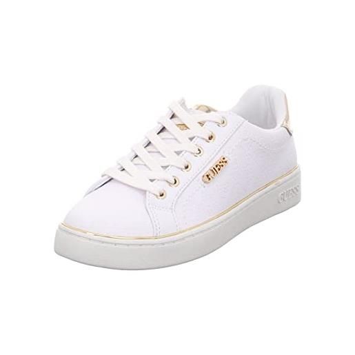 GUESS beckie carry over, sneaker donna, white, 36 eu