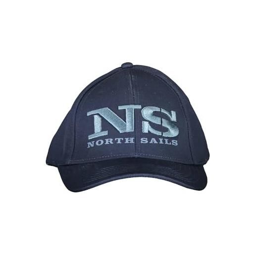 NORTH SAILS cappello baseball uomo cappellino regolabile con visiera articolo 623201 cotton twill baseball, 0802 navy blue, taglia unica