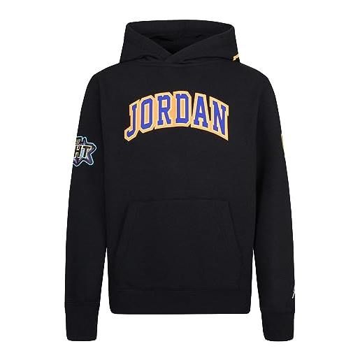 Nike jordan felpa da ragazzo con cappuccio patch pack nera taglia s (128-137 cm) codice 95c643-023