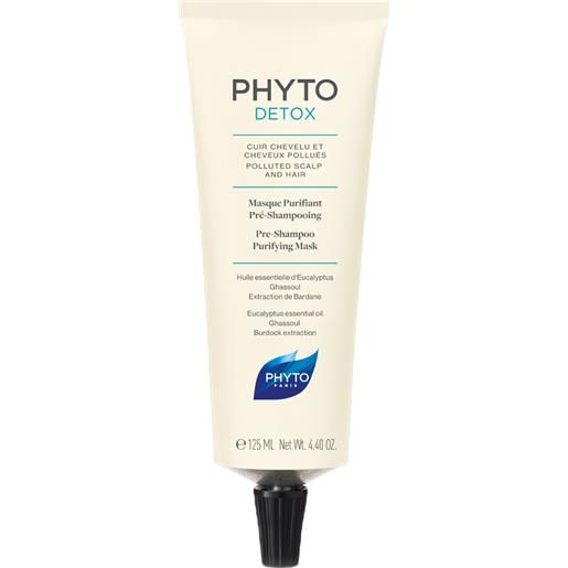 Phyto Phytodetox maschera purificante pre-shampoo 125 ml - -
