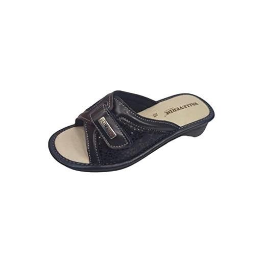 Valleverde sandali donna 37103 in pelle peltro modello casual. Una calzatura comoda adatta per tutte le occasioni. Primavera estate. Eu 37