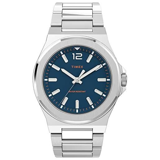 Timex orologio analogico al quarzo unisex-bambino con cinturino in acciaio inossidabile tw2v02000