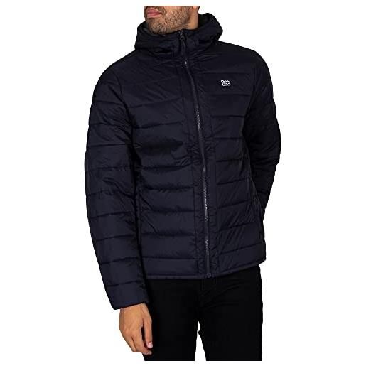 Lee light puffer jacket giacca, nero, xxl uomo