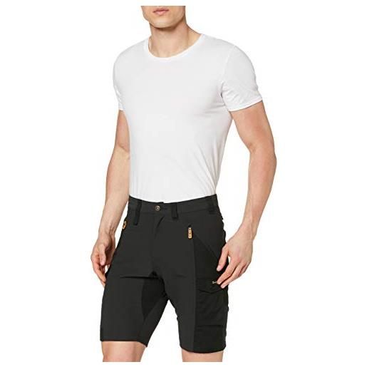 Fjallraven abisko shorts, pantaloncini uomo, nero, 50
